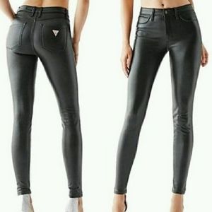 Guess Power Power Skinny Faux Leather